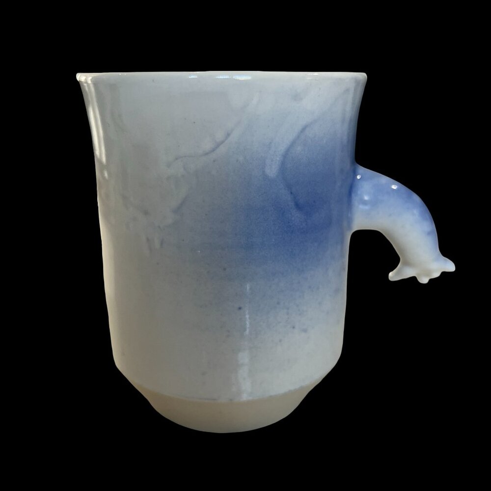 Unique Mug Featuring Baby Arm Handle and Belly Button Detail Artist Signed - Picture 2 of 8
